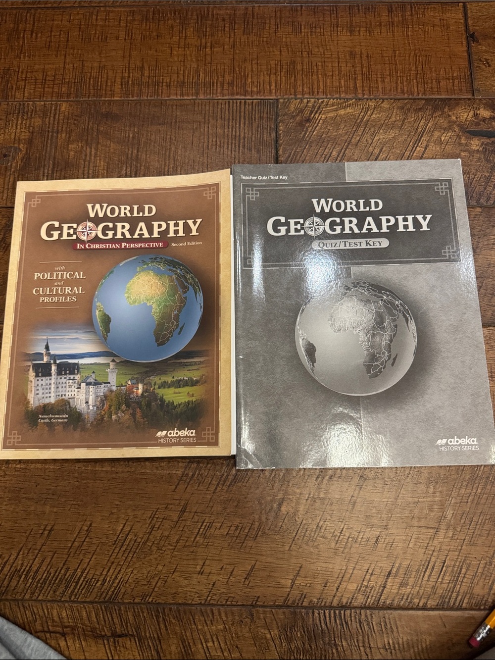 Abeka 7th grade world geography books